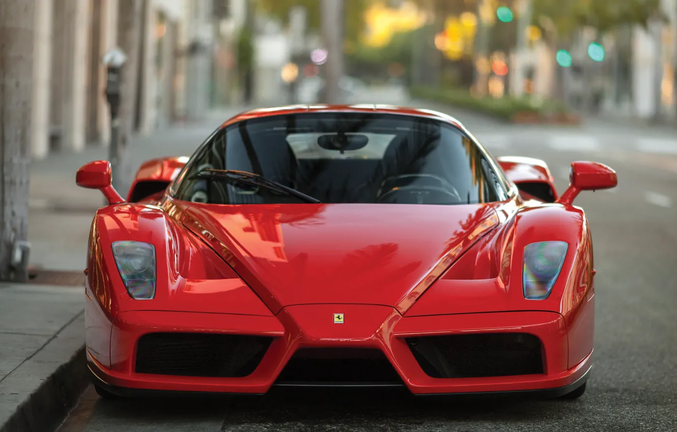 Photo wallpaper Ferrari, Ferrari, front view, Ferrari Enzo, Enzo, legendary