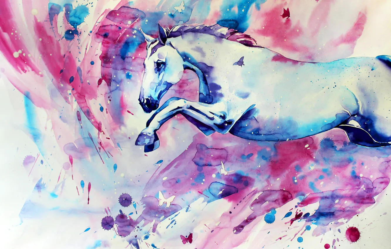 Photo wallpaper background, horse, horse