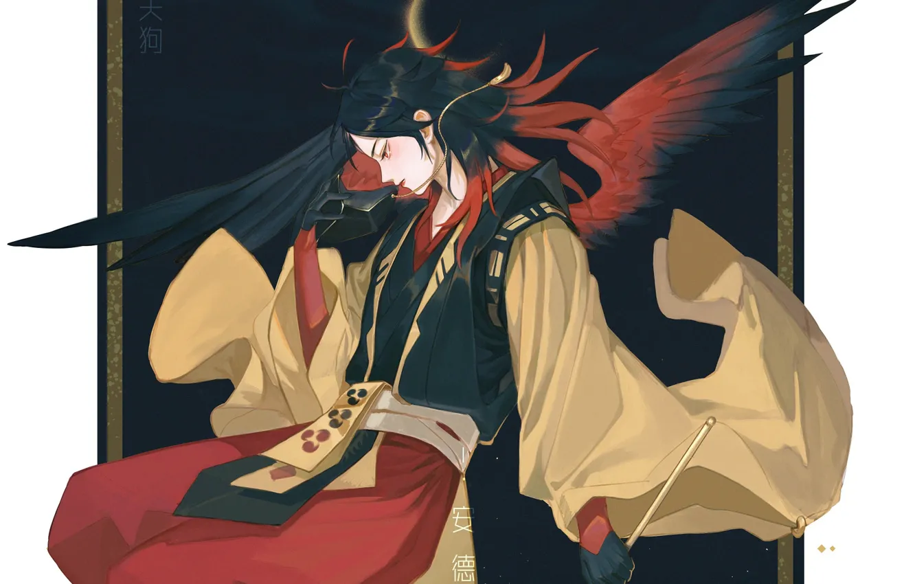 Photo wallpaper art, onmyoji, Onmyouji, Onmyouji (NetEase), Ootengu, Pixiv Id 8069491