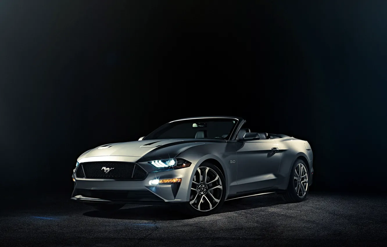 Photo wallpaper background, Ford, Mustang, convertible, Ford