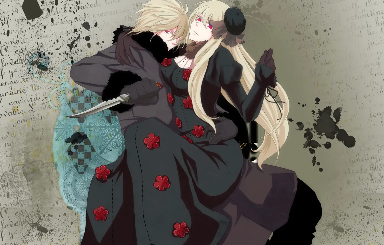 Photo wallpaper background, art, two, Hetalia: Axis Powers