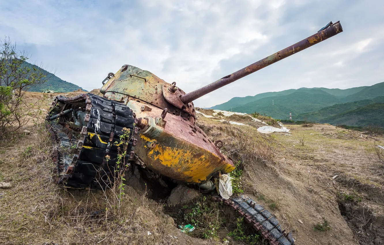 Photo wallpaper weapons, army, tank