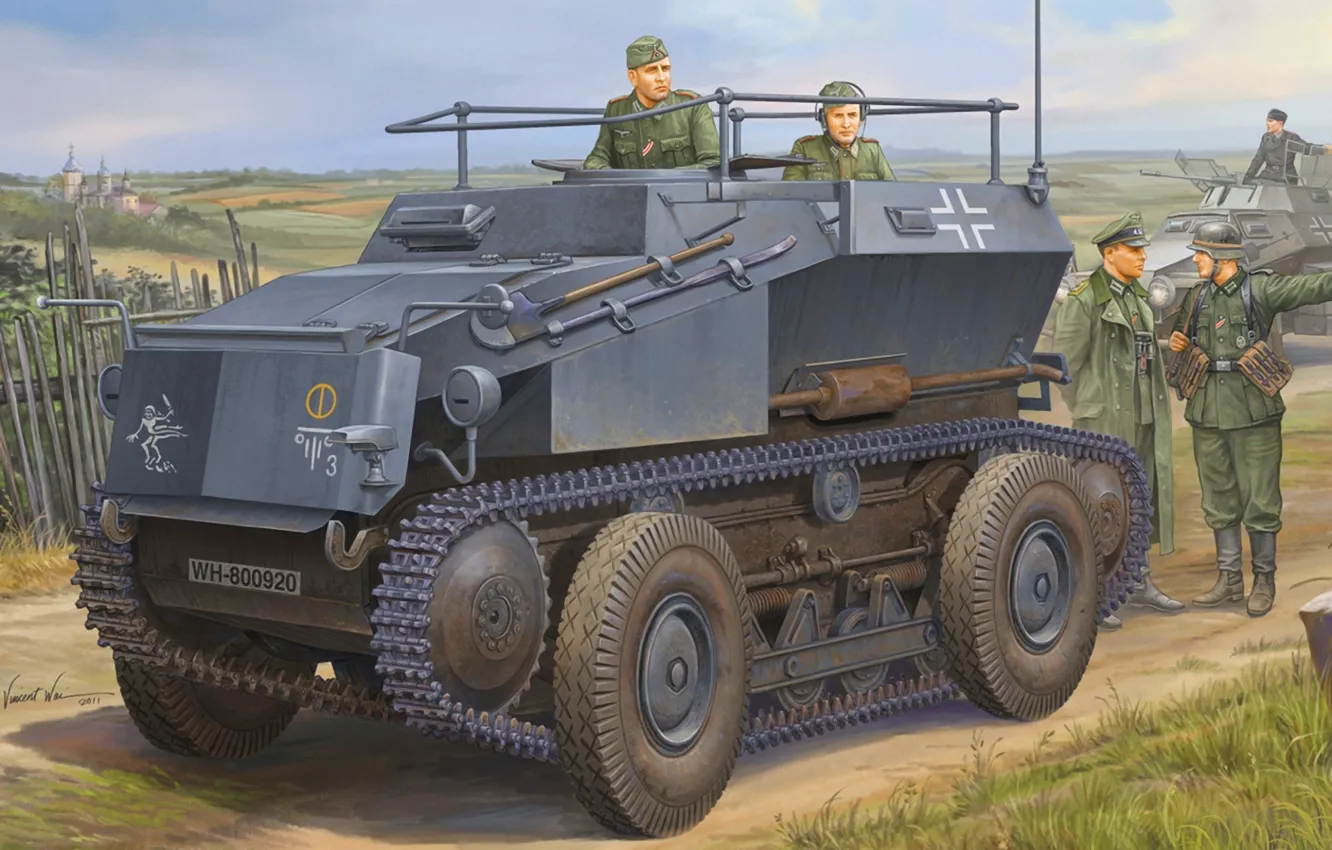 Photo wallpaper machine, caterpillar, movement, unusual, wheel, highway, art, part