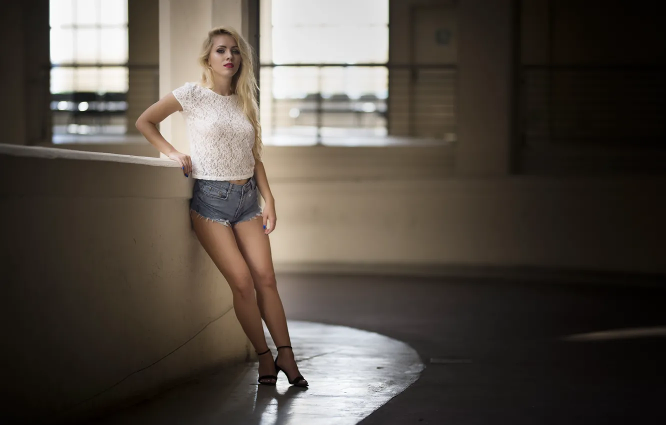 Photo wallpaper look, model, figure, beauty, legs, Asha