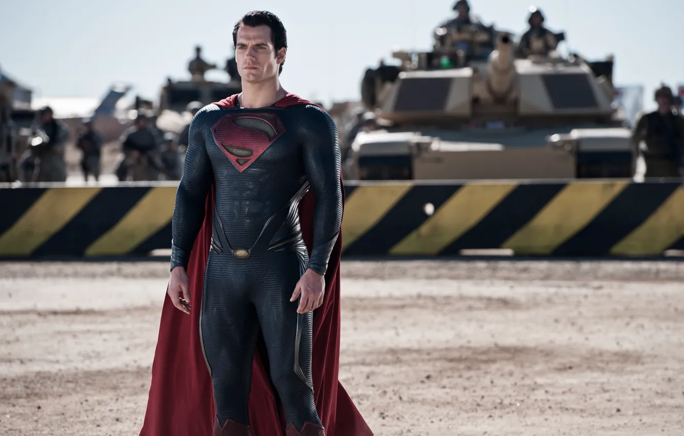 Photo wallpaper fiction, army, costume, tank, Superman, comic, Superman, Clark Kent