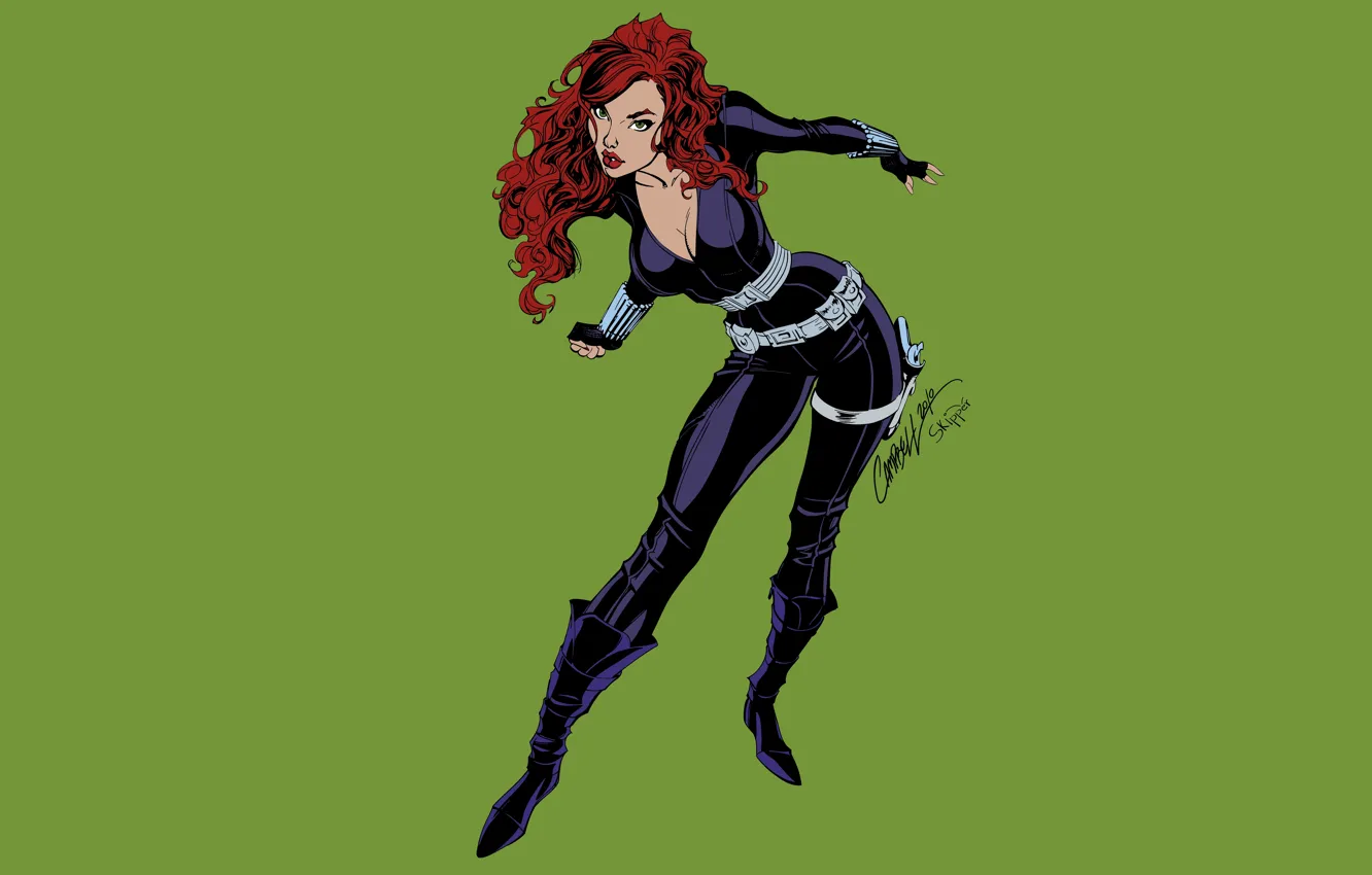 Photo wallpaper Black Widow, Black widow, Natasha