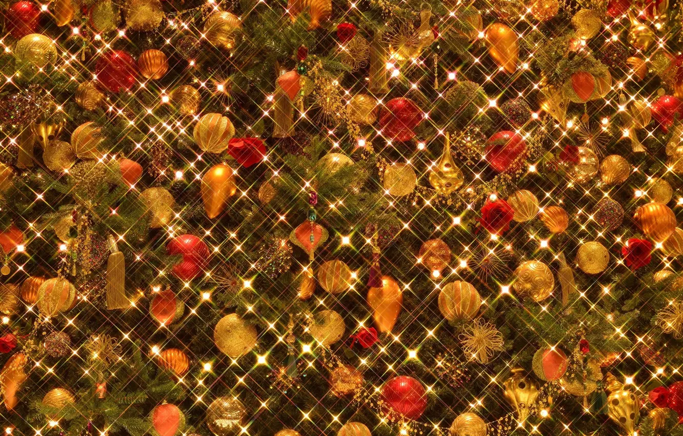 Photo wallpaper lights, background, holiday, toy, new year, Christmas