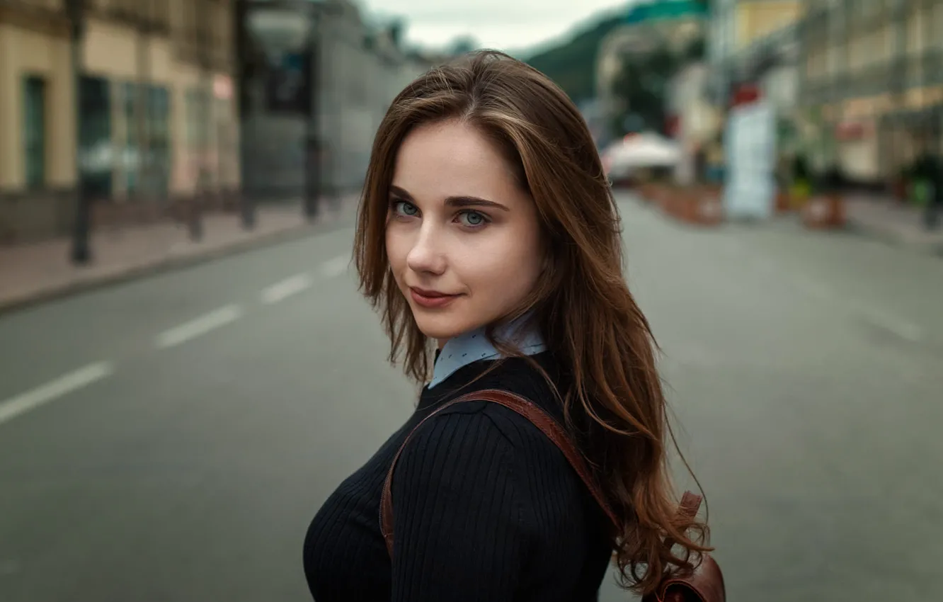 Photo wallpaper look, girl, Evan Semuta