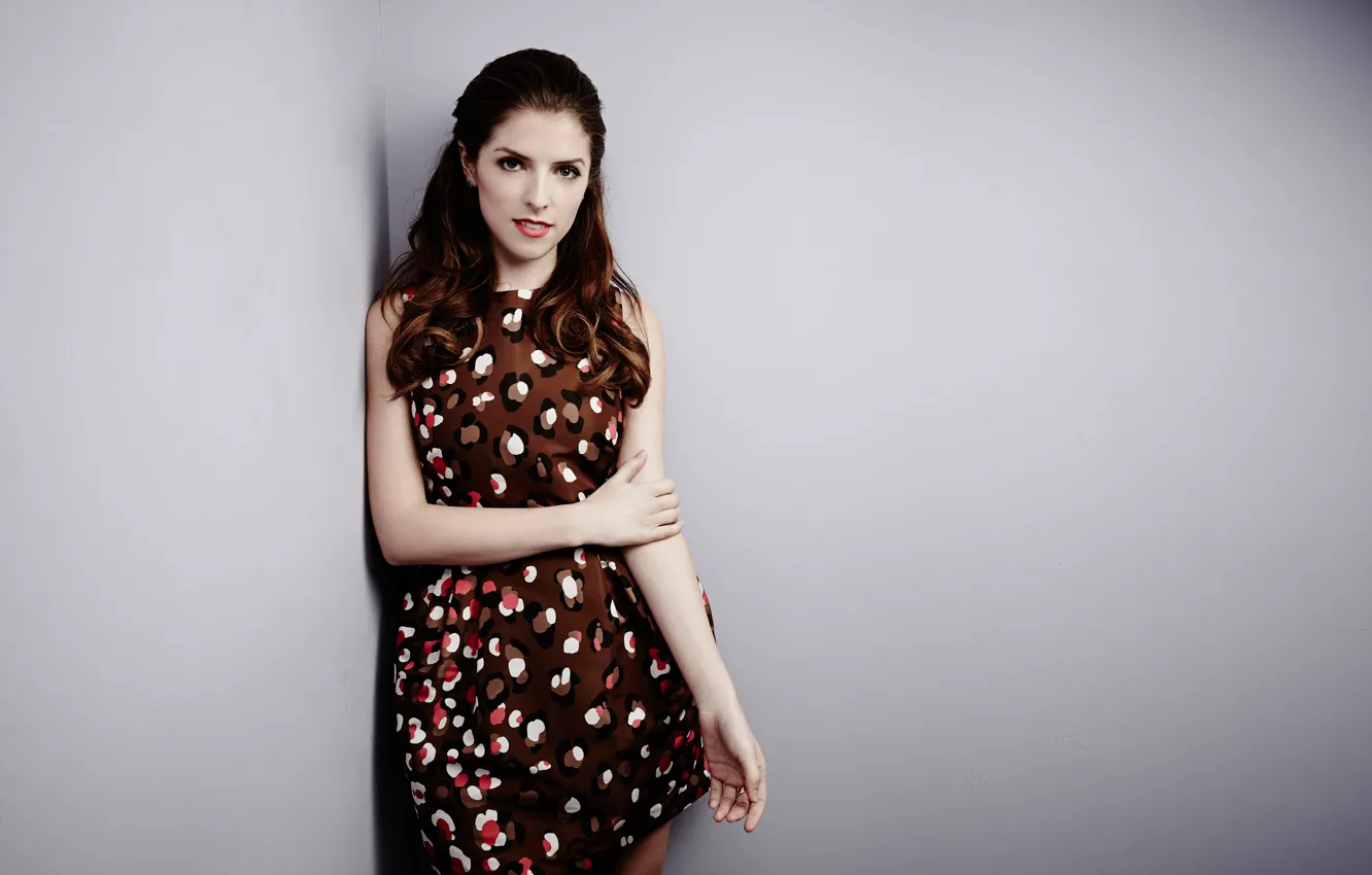 Photo wallpaper wall, makeup, dress, actress, brunette, hairstyle, cake, cake