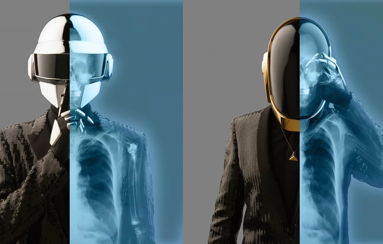 Photo wallpaper Music, celebrity, Daft Punk, dance