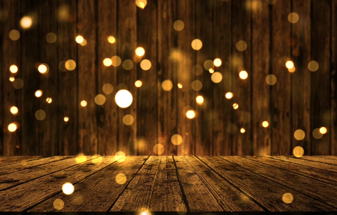 Photo wallpaper background, Board, golden, gold, gold, wood, background, bokeh