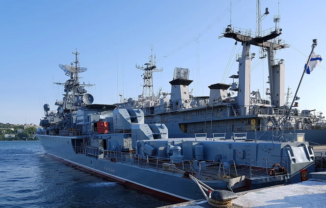 Photo wallpaper Navy, Sevastopol, patrol ship, 1135 project, fine