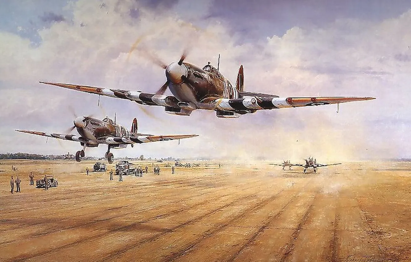 Photo wallpaper picture, the plane, the rise, Robert Taylor, English artist, Robert Taylor, St Croix Sur Mer