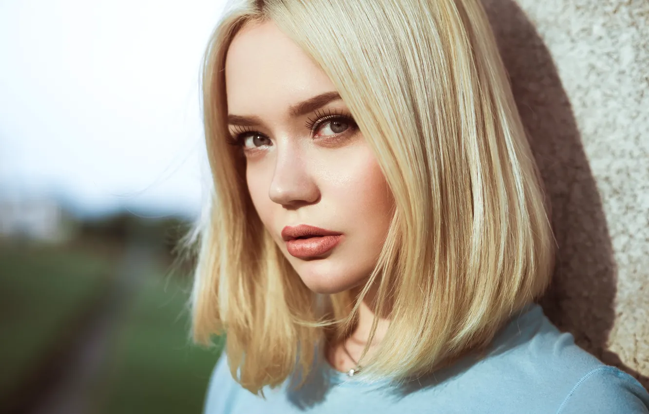 Photo wallpaper look, girl, portrait, blonde, photographer, Angelica, Andrew Phirsov