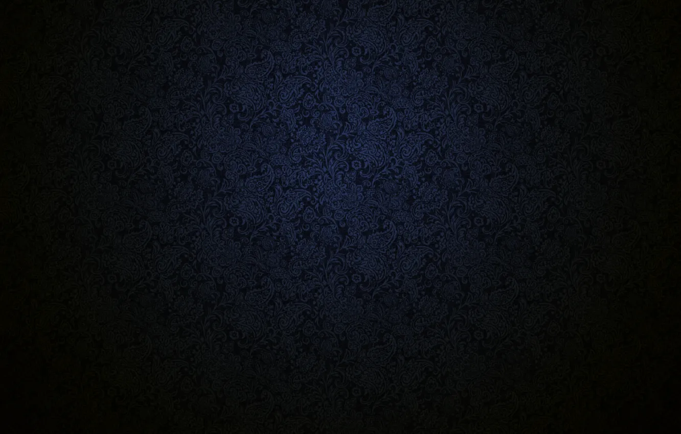 Photo wallpaper texture, blue patterned background, dark fringe