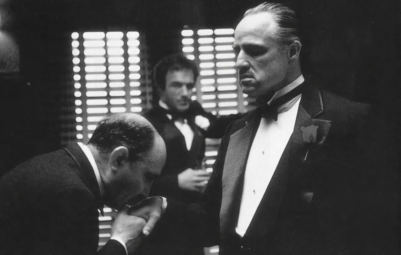 Photo wallpaper The godfather, The Godfather, Vito Corleone