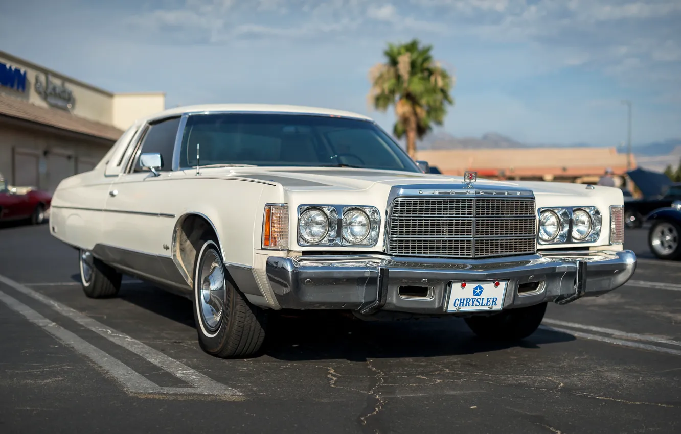 Photo wallpaper Chrysler, classic, the front, 1975