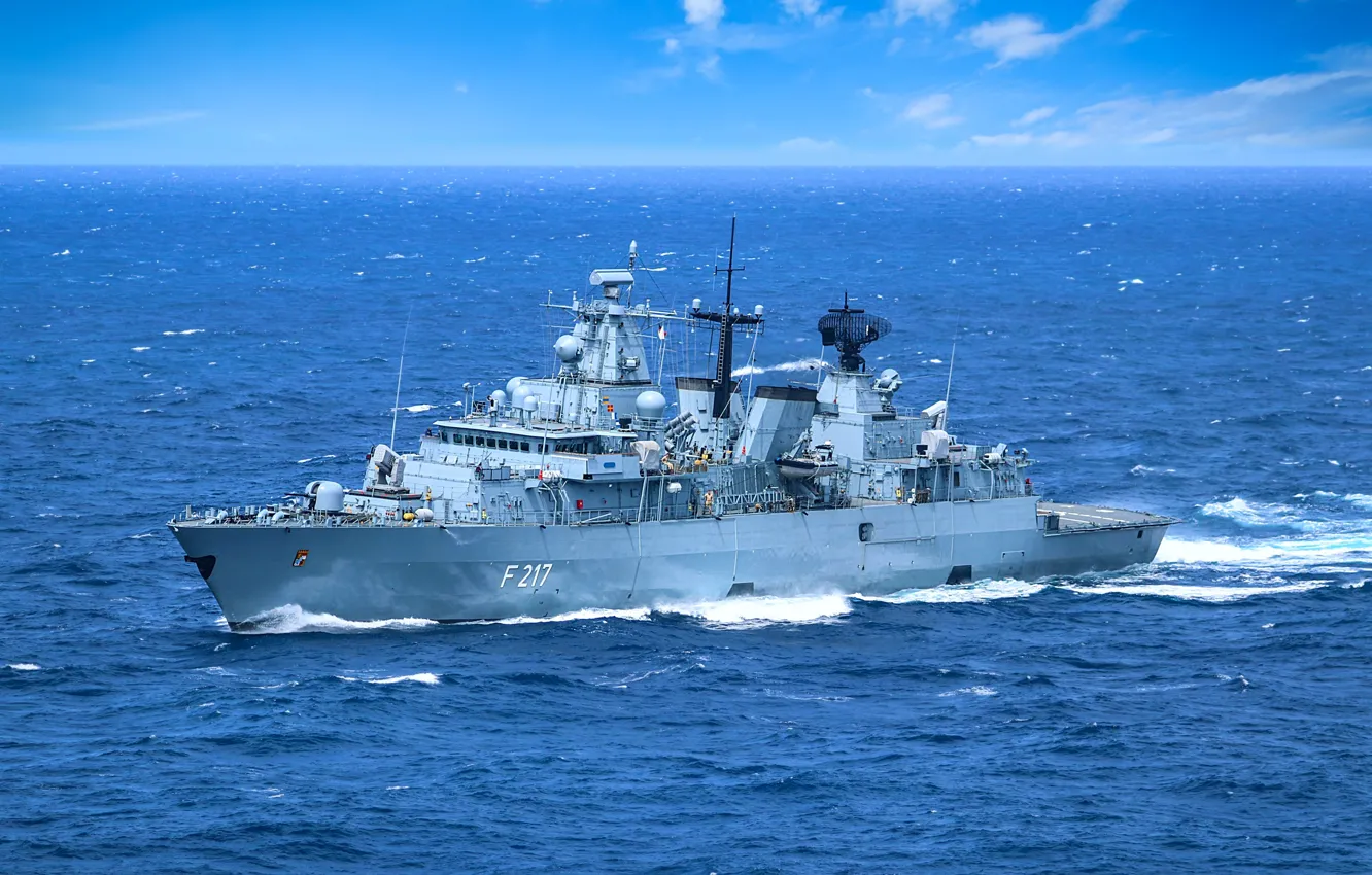 Photo wallpaper Bayern, frigate, The German Navy