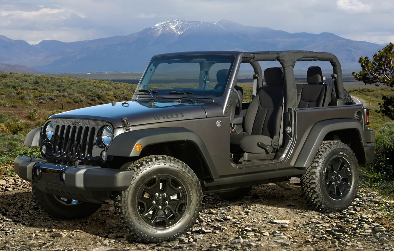 Photo wallpaper SUV, car, Wrangler, Jeep