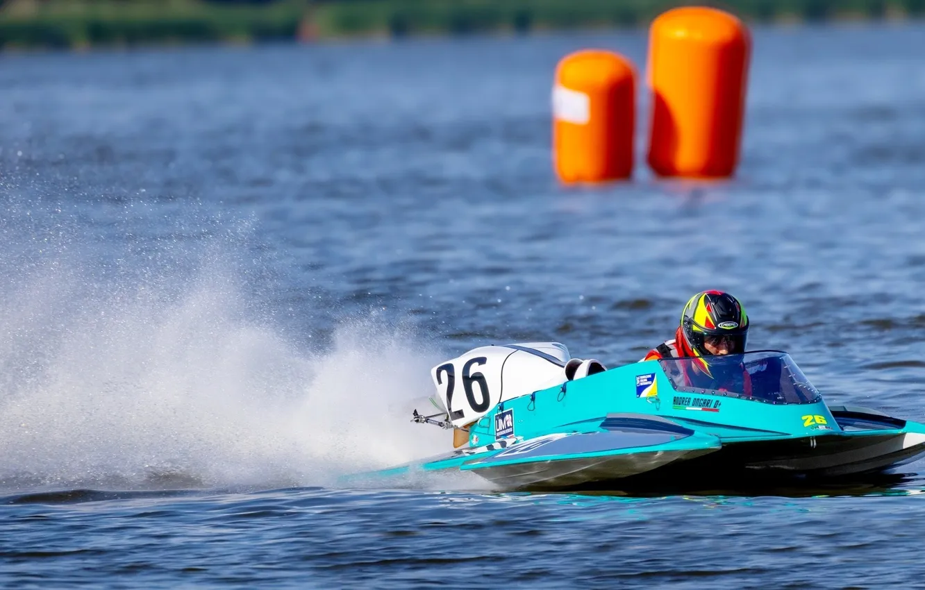 Photo wallpaper race, boat, speed
