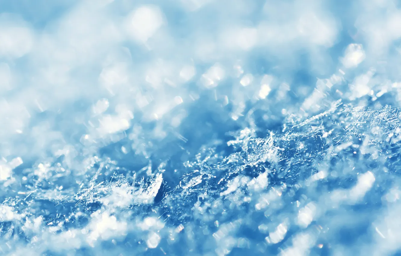 Photo wallpaper ice, ice, bokeh