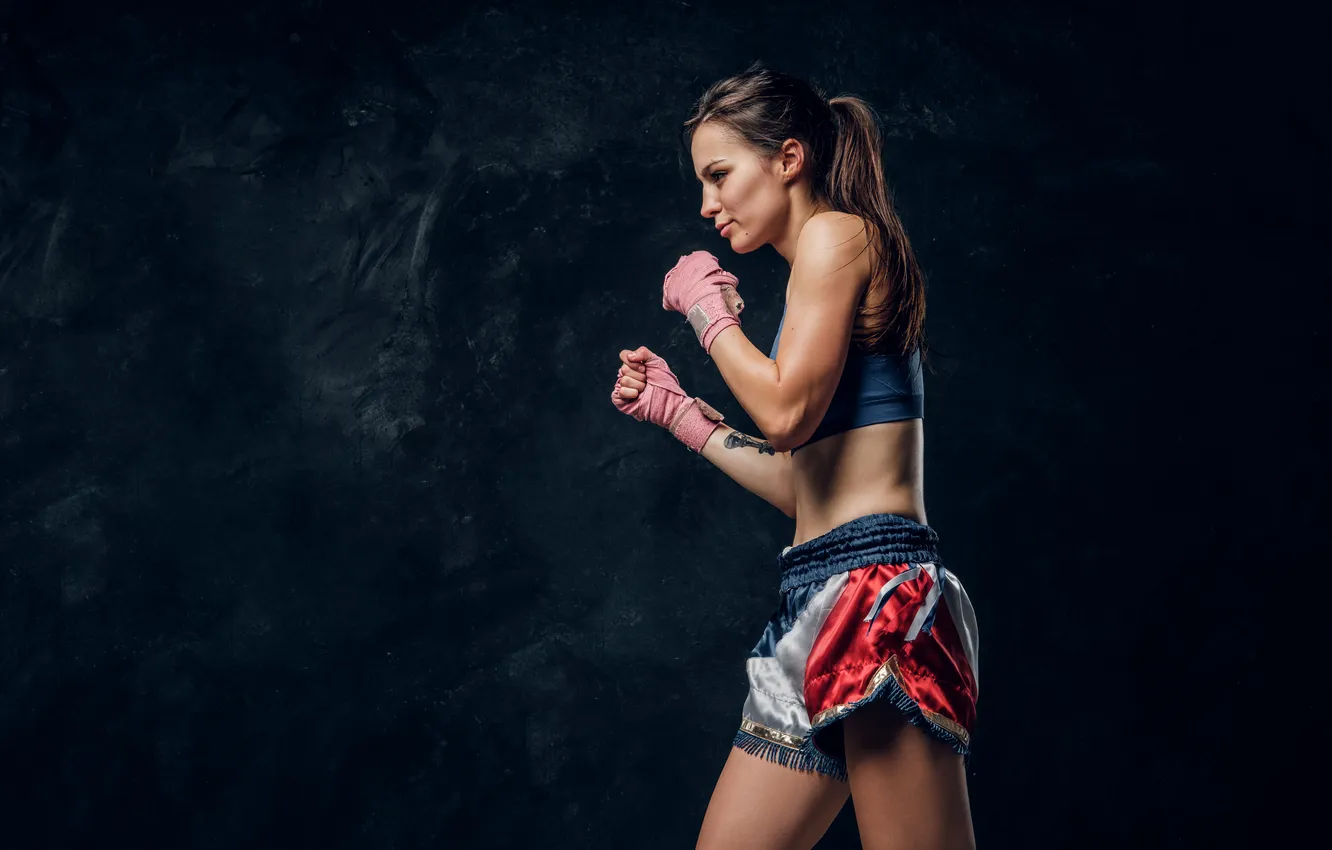 Photo wallpaper woman, photographer, beautiful, posing, training, sportive