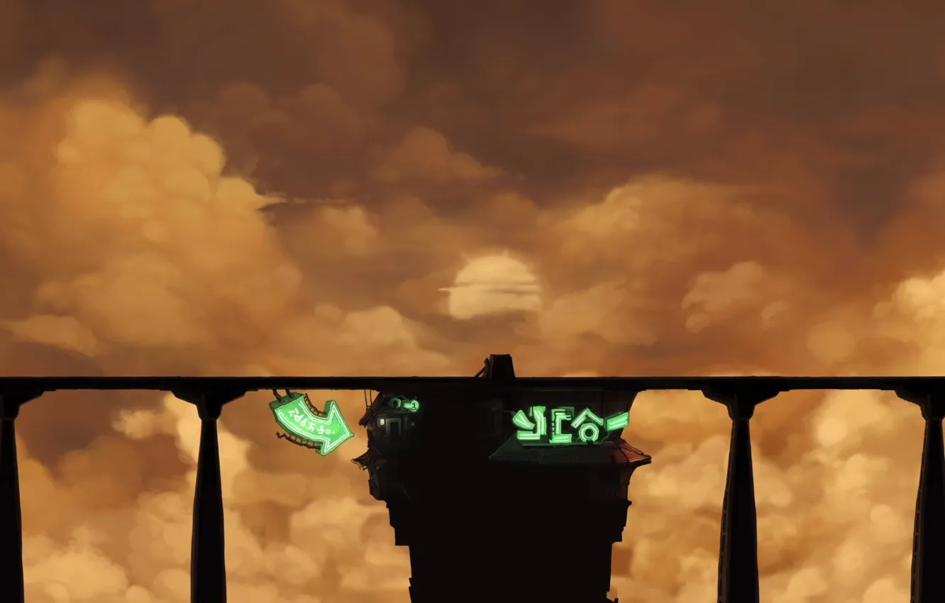 Photo wallpaper the hotel, hotel, cool, deponia, Deponia, Goodbye, Menetekel, menetekel