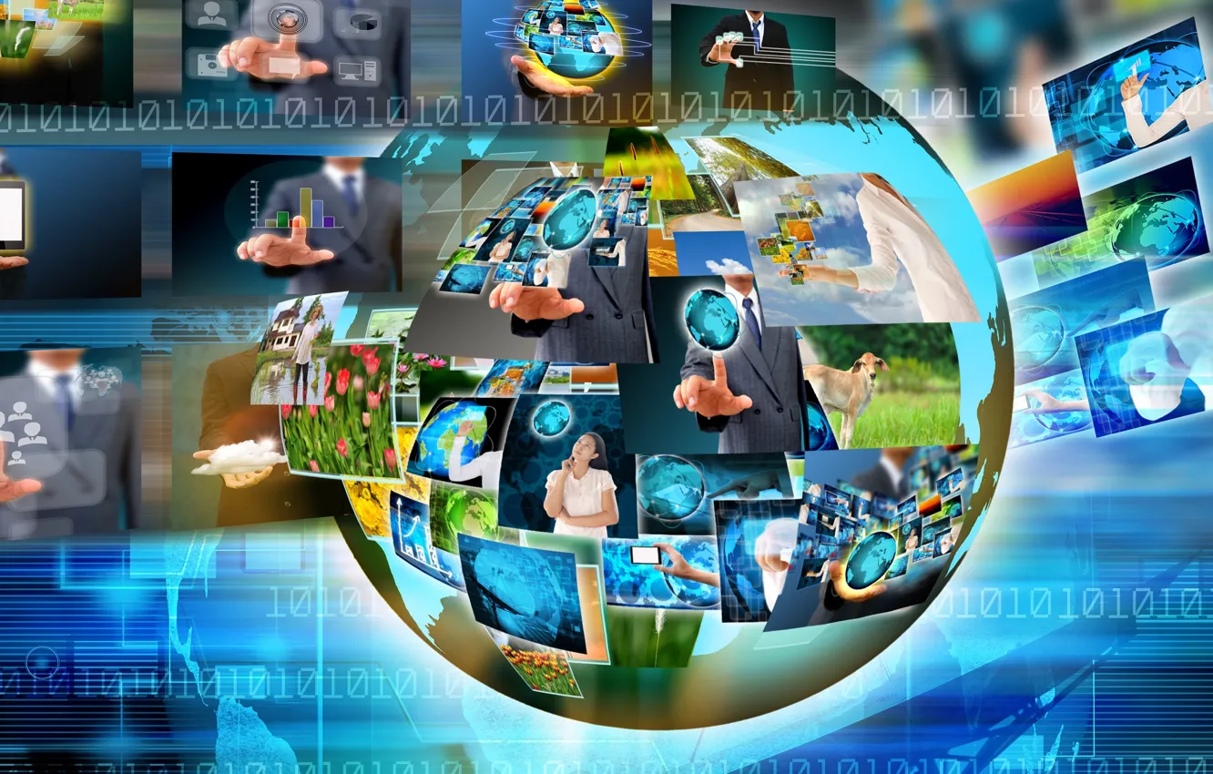 Photo wallpaper graphics, scheme, the globe, bisnes