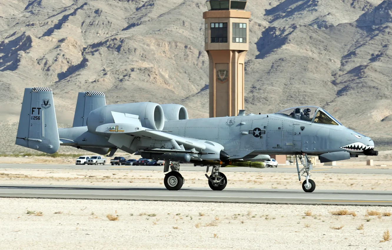 Photo wallpaper Thunderbolt II, A-10C, twin-engine attack aircraft