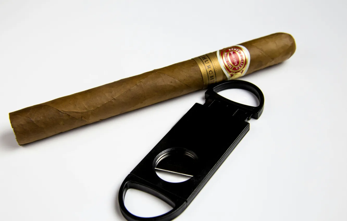 Photo wallpaper cigar, Romeo and Juliet, cigar knife