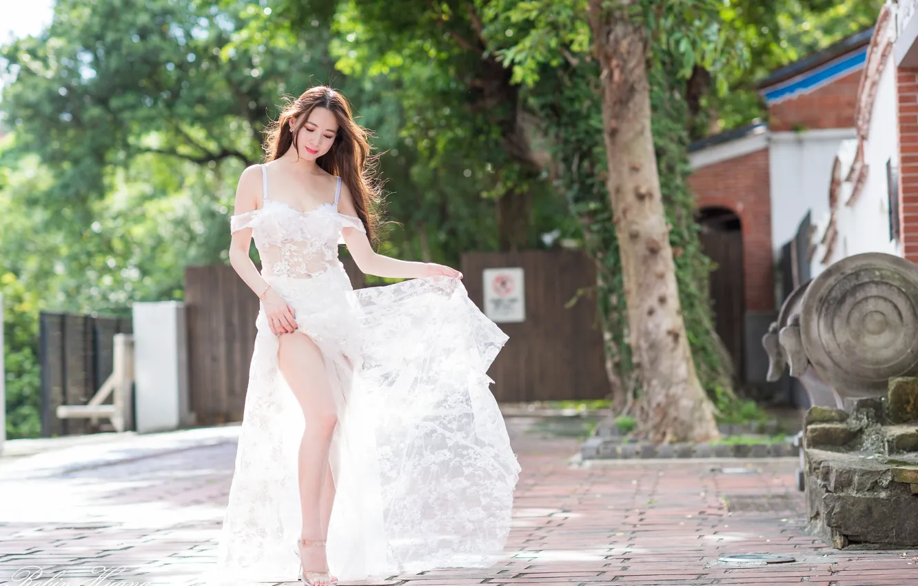 Photo wallpaper girl, style, Asian