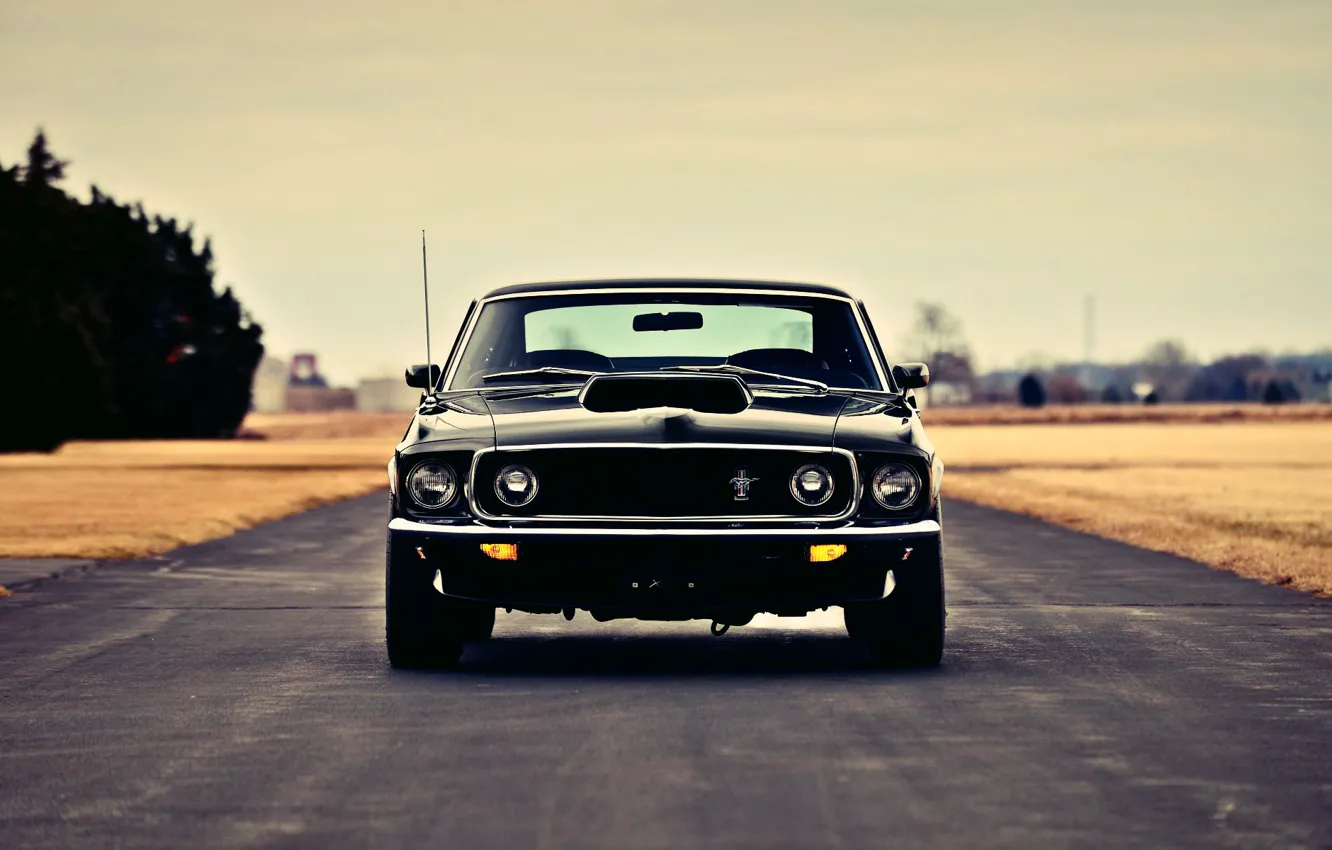 Photo wallpaper Mustang, Ford, Fastback, Boss 429