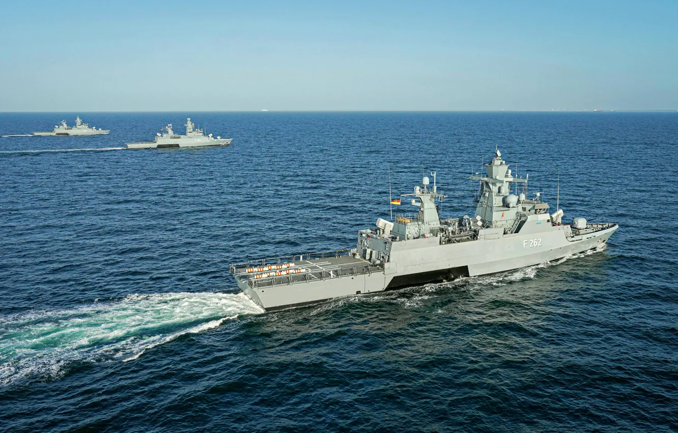 Photo wallpaper Germany, frigate, Erfurt, in Ludwigshafen, Oldenburg