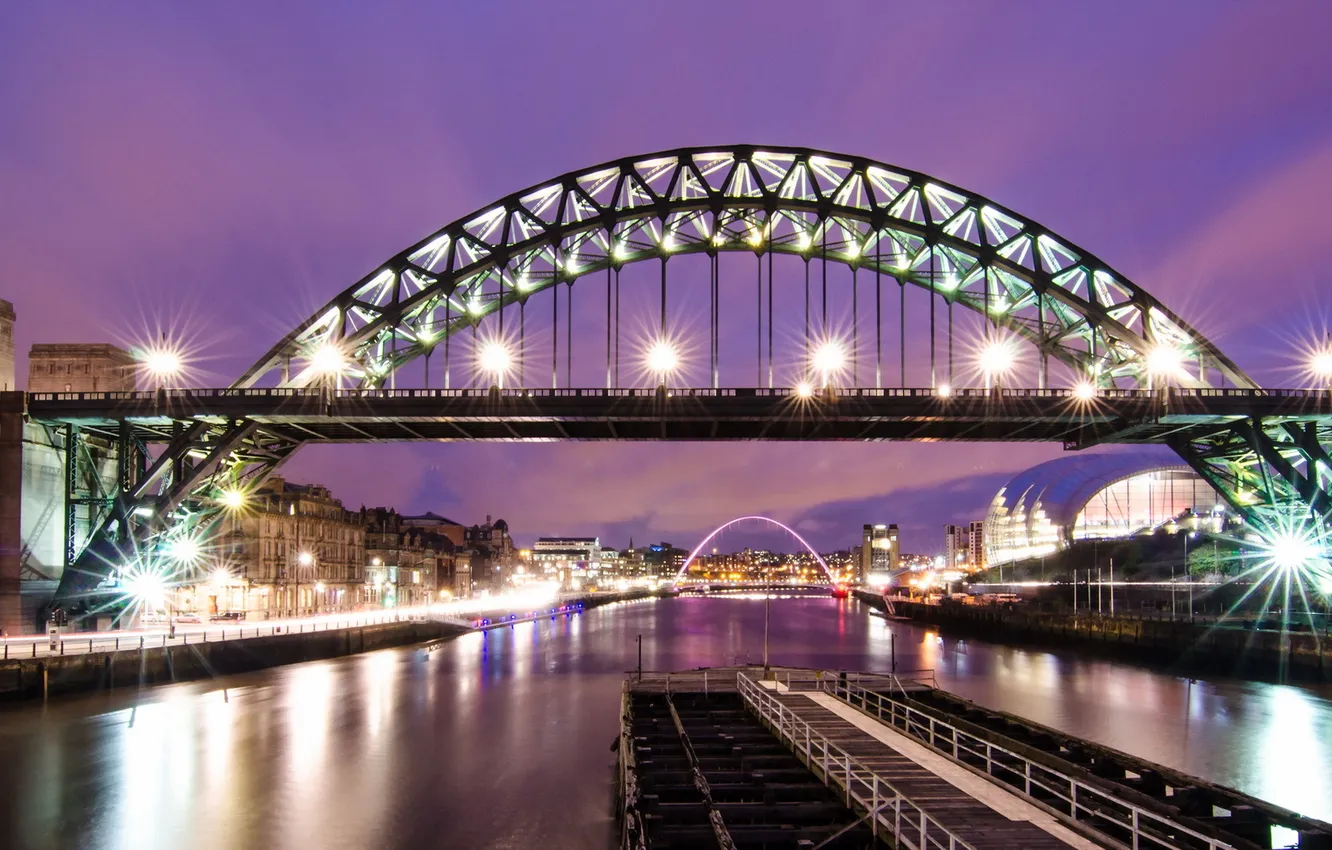 Photo wallpaper Central, England, Gateshead