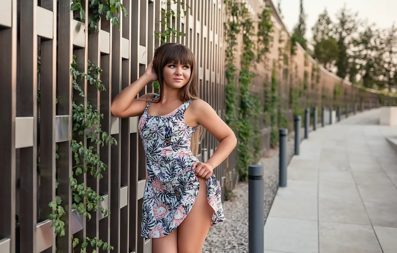 Photo wallpaper dress, legs, model, pretty, A Diakov George