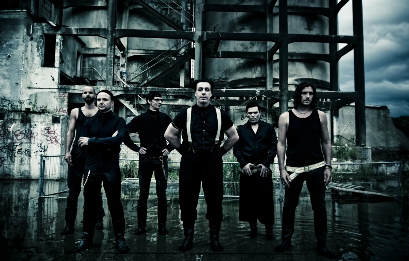 Photo wallpaper metal, rock, Rammstein, metal, rock, industrial metal, industrial metal, hard rock