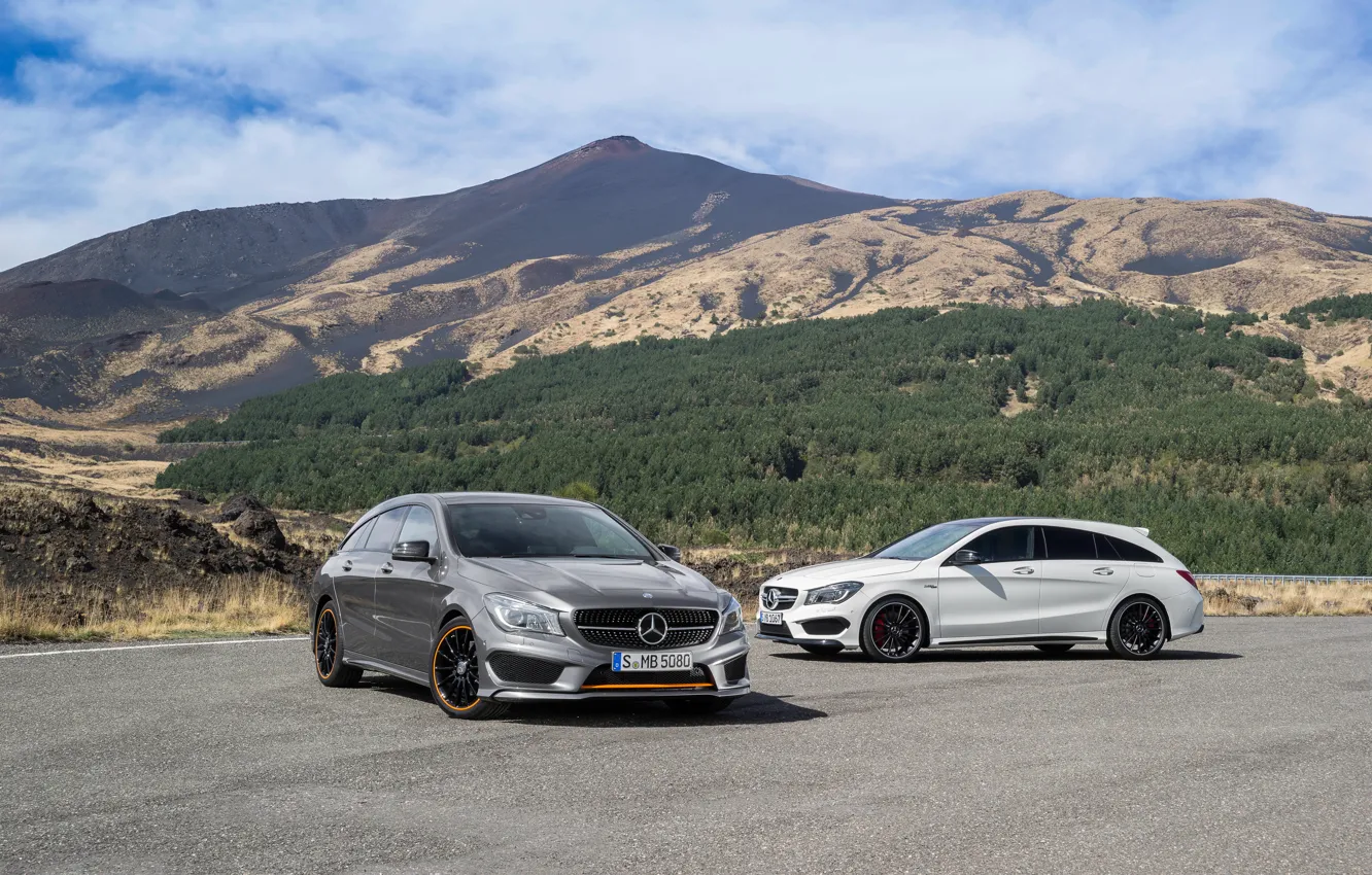Photo wallpaper Mercedes-Benz, Mercedes, AMG, AMG, Sports Package, Shooting Brake, CLA, 4MATIC