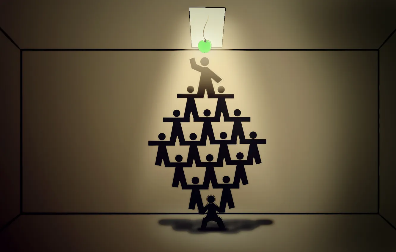 Photo wallpaper apples, fruit, friendship