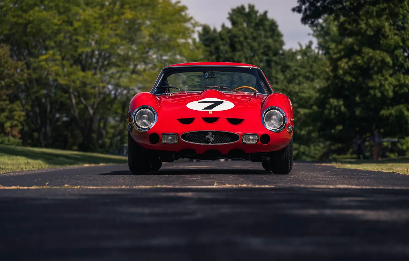 Photo wallpaper Ferrari, front, 1962, 250, Ferrari 250 GTO, Ferrari 330 LM