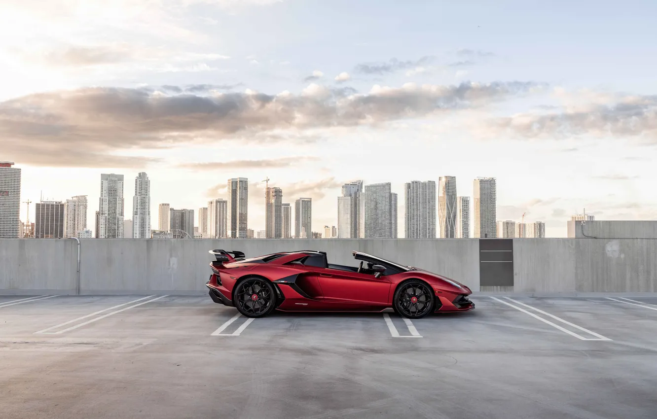 Photo wallpaper Lamborghini, Aventador, Super, Lamborghini Aventador SVJ