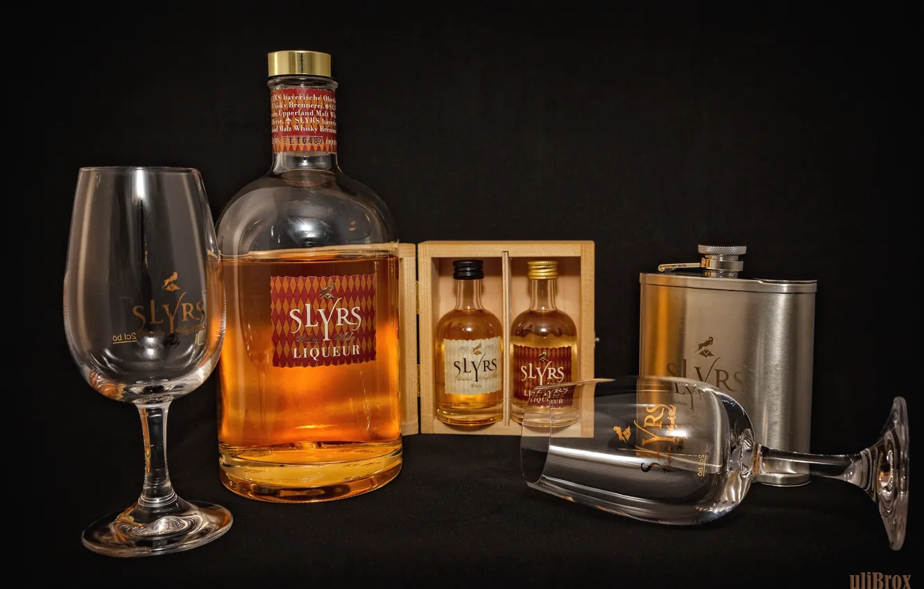 Photo wallpaper bottle, glasses, alcohol, whiskey, jar