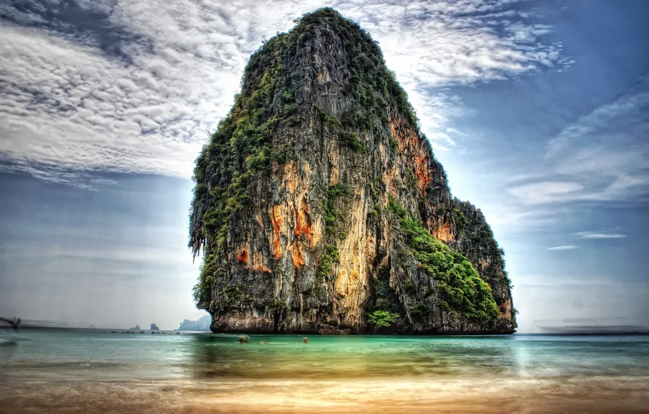 Photo wallpaper water, landscape, stones, photo, the ocean, rocks, shore