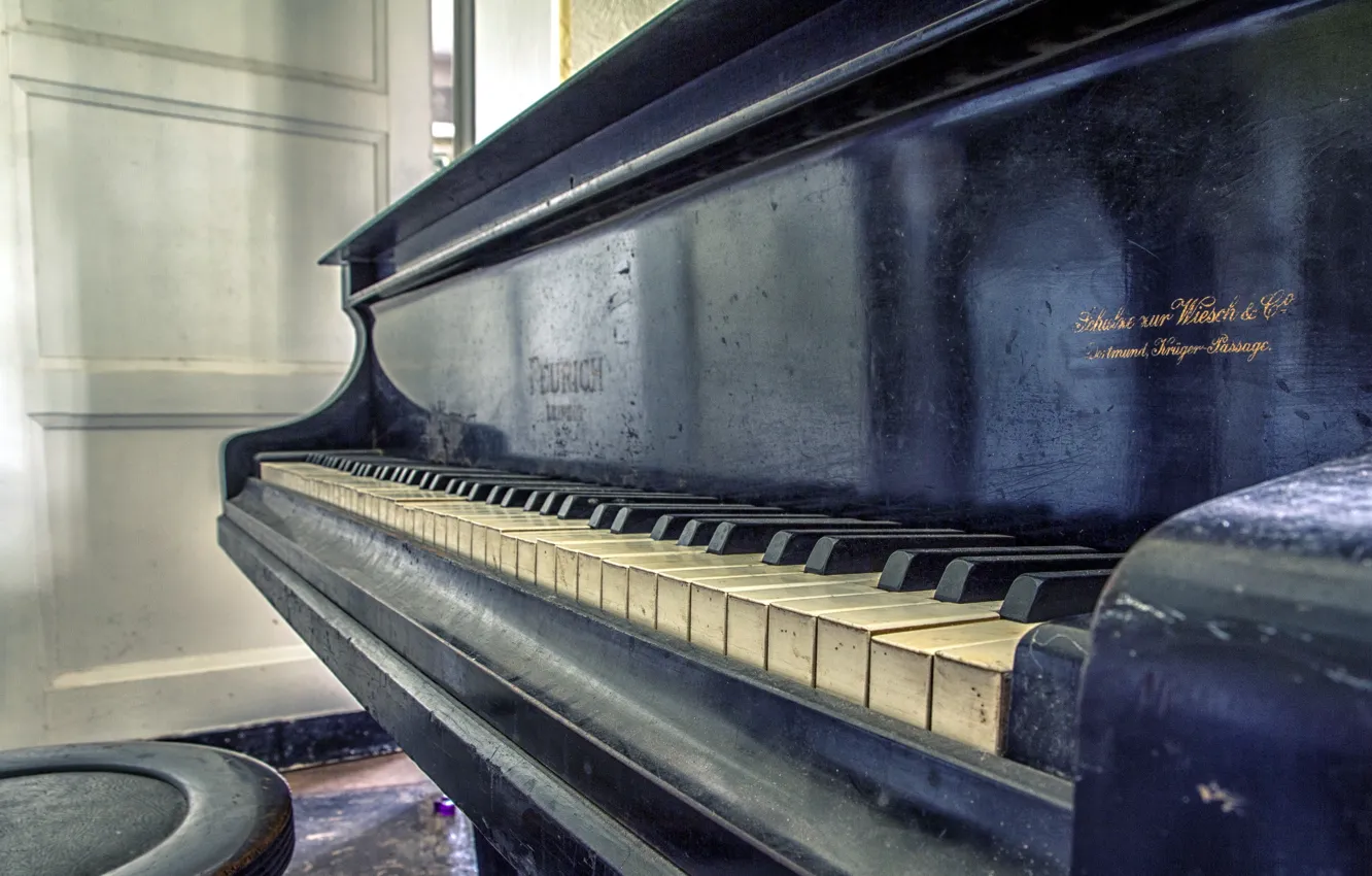 Photo wallpaper music, background, piano