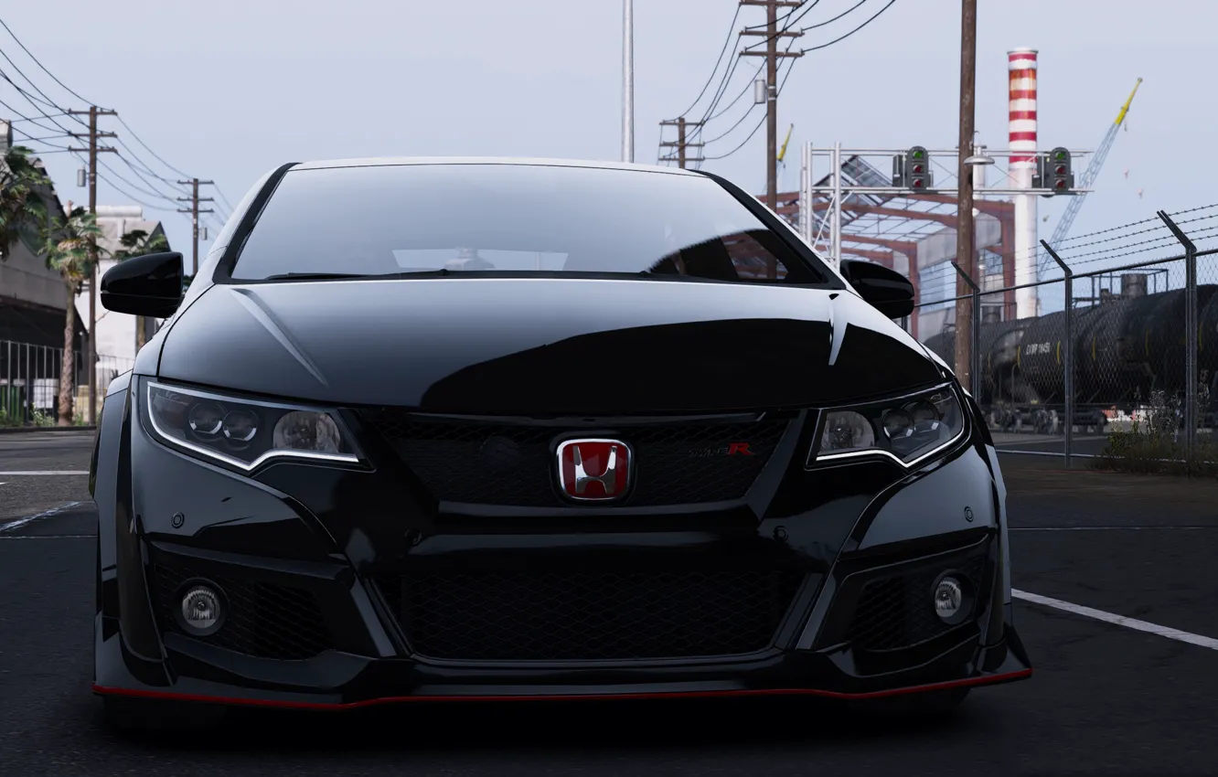 Photo wallpaper Honda Civic, Turn 10 Studios, Force 7