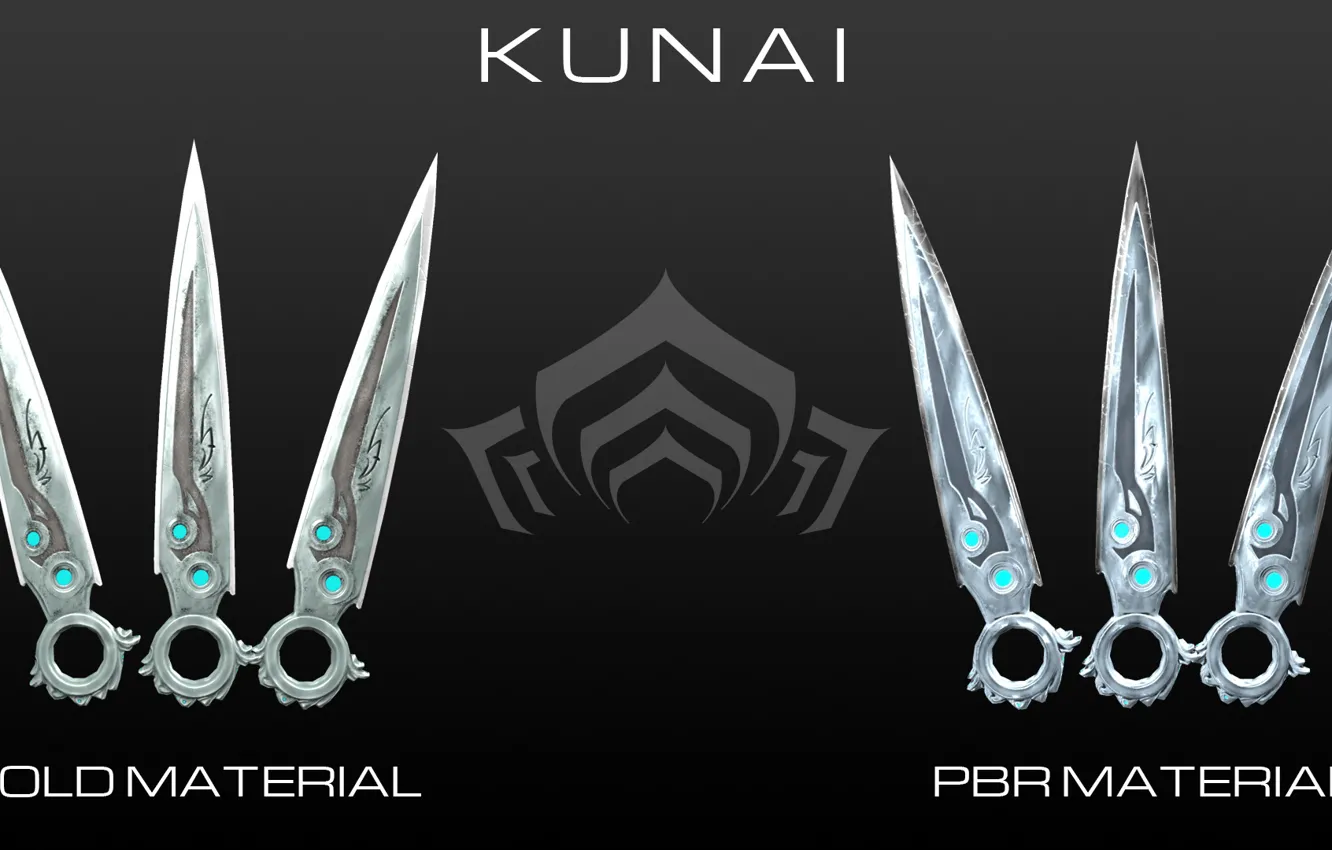 Photo wallpaper weapons, the game, Kunai, Warframe