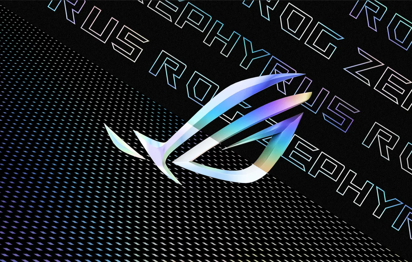 Photo wallpaper logo, high-tech, logo, brand, hi-tech, brand, digital art, asus