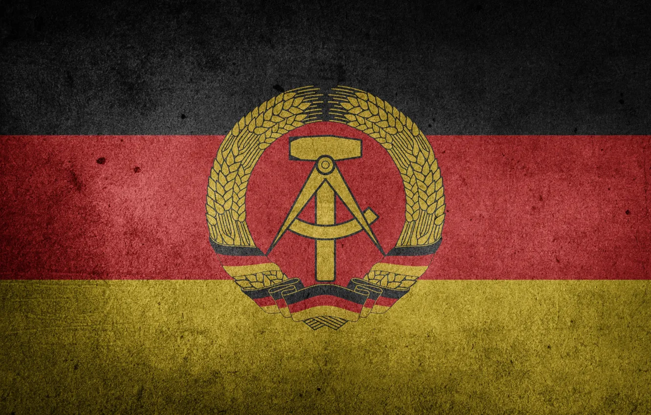 Photo wallpaper Germany, Flag, Germany, Flag, GDR, The German democratic Republic