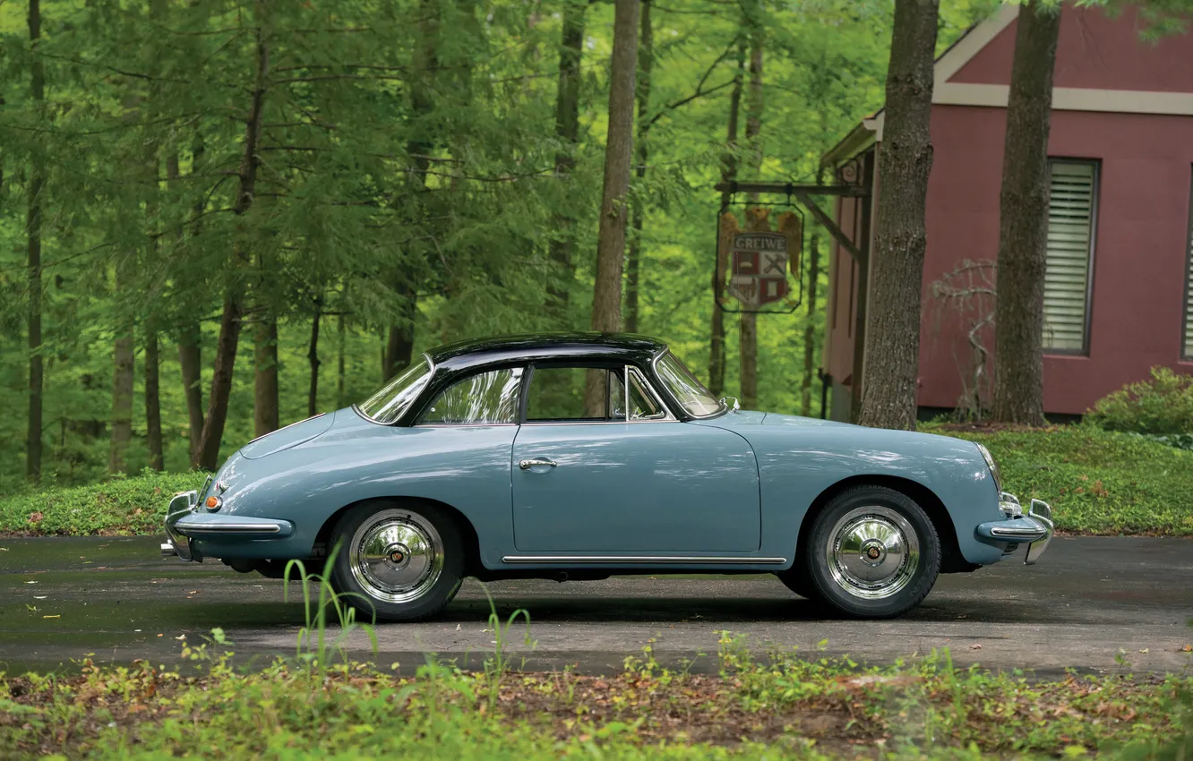 Photo wallpaper Porsche, 1962, 356, Porsche 356B 1600 Hardtop