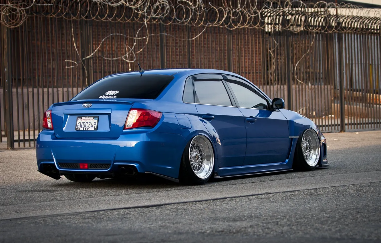 Photo wallpaper Subaru, Impreza, WRX, Tuning, JDM