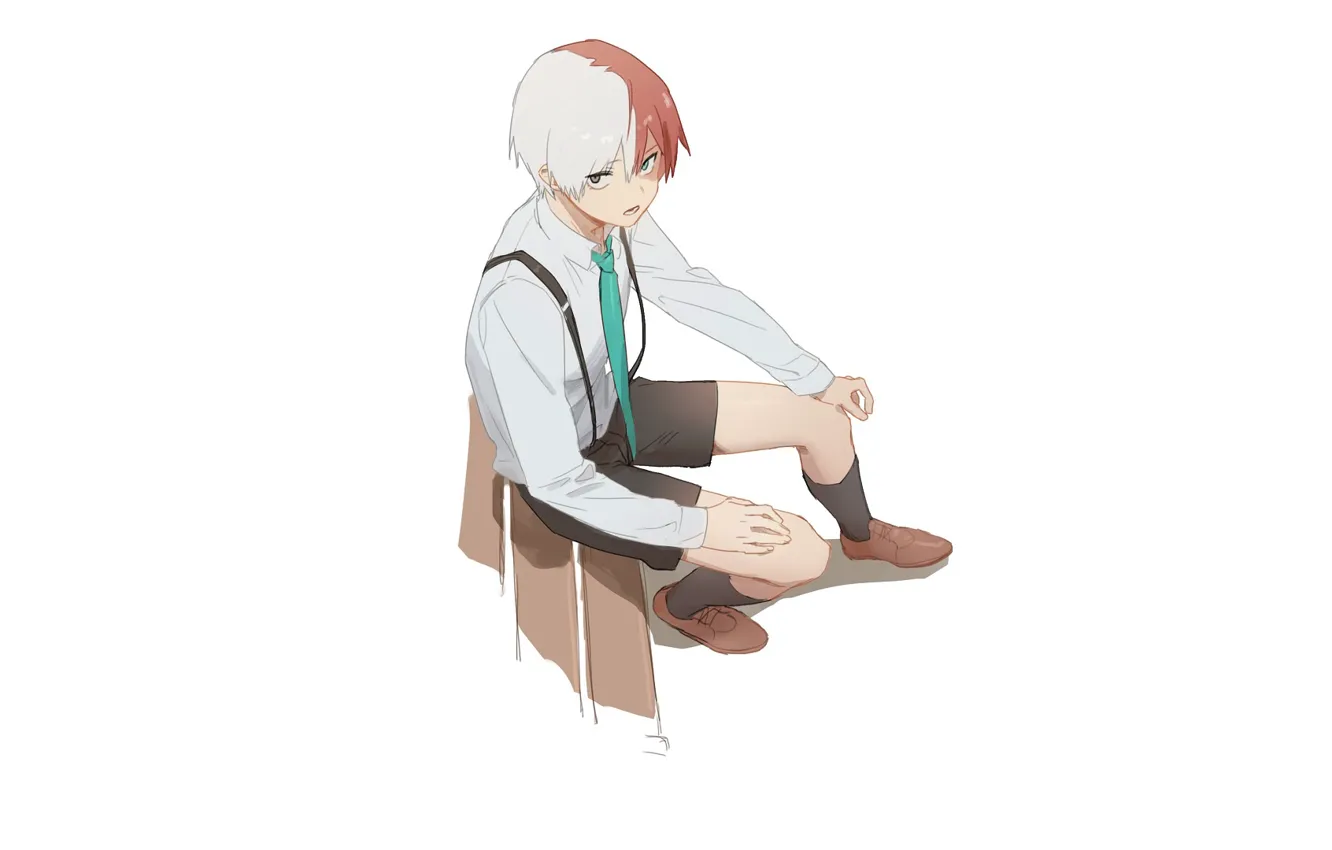 Photo wallpaper fanart, Boku no Hero Academy, Todoroki Shouto